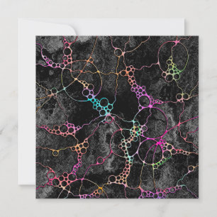 Carte Motif Peint À La Main Et Numériquement Art 44