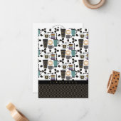 Carte Motif pour les amateurs de café Mugs, tasses (Devant/Arrière en situation)