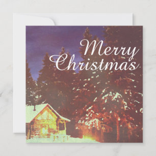 Carte Motif pour l'hiver merveilleux de Noël