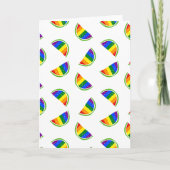 Carte Motif Rainbow Watermelon (Devant)