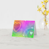 Carte Motif rose (Fleur jaune)