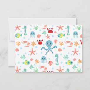Carte motif Sea World