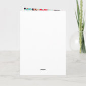 Carte Motif Sirène | Vierge (Dos)
