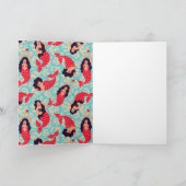 Carte Motif Sirène | Vierge (Intérieur)