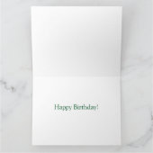 Carte Motif vert et blanc de diamant (Intérieur)