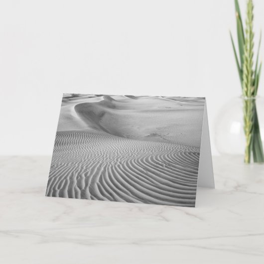 Carte Motifs dans les dunes de sable (Devant)