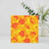 Carte Motifs floraux rouges japonais (Debout devant)