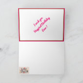 Carte Motivation Anniversaire la plus heureuse (Intérieur)