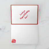 Carte Motivation d'anniversaire la plus heureuse (Intérieur)