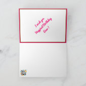 Carte Motivation d'anniversaire la plus heureuse (Intérieur)