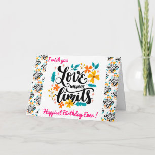 Carte Motivation d'anniversaire la plus heureuse