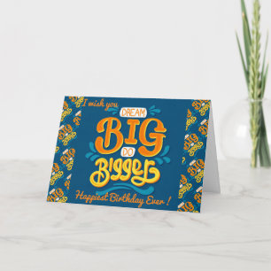 Carte Motivation d'anniversaire la plus heureuse