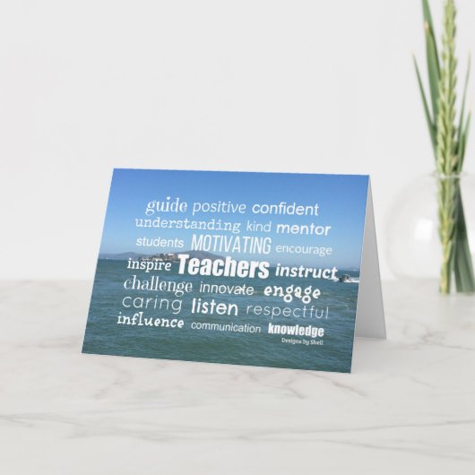 Carte Motivation de l'enseignant (Devant)