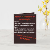 Carte Motivation du diable archéologue (Fleur jaune)