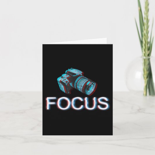 Carte Motivation du focus de la caméra (Devant)