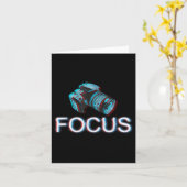 Carte Motivation du focus de la caméra (Fleur jaune)