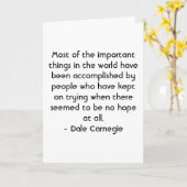 Carte Motivation espagnole - Dale Carnegie (Fleur jaune)