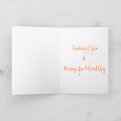 Carte Motivation Marguerites Pensées pour Vous Photo pe (Intérieur)