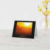 Carte Motivation Passion (Fleur jaune)