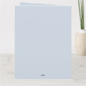 Carte Motivation Personnalisée Miroir main bleu argent (Dos)