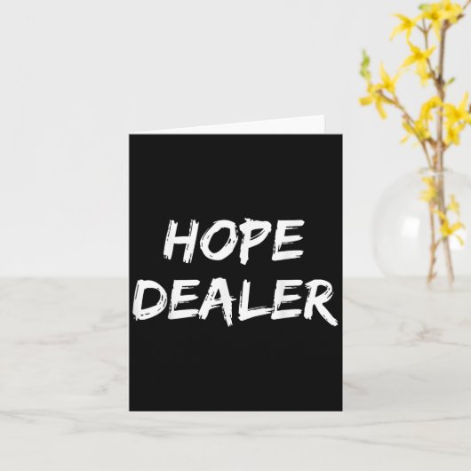 Carte Motivational Hope Er  (Fleur jaune)