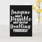 Carte Motivational Sayings Imagine Whats Possible Positi (Fleur jaune)