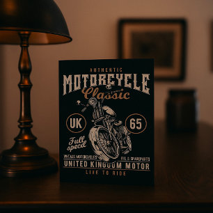 Carte Moto Classique Authentique