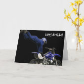 Carte moto-cross aérien #3 gros plan (Fleur jaune)