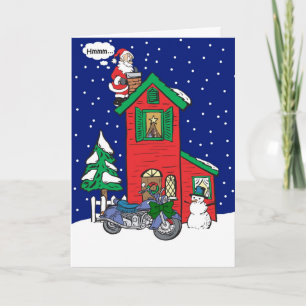 Carte moto de voeux de Noël par Gear4gearheads