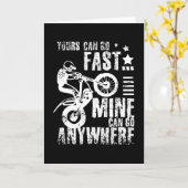 Carte Moto d'essai (Fleur jaune)