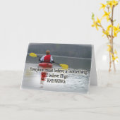 CARTE MOTO KAYAKING / CITE (Fleur jaune)