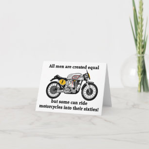 Carte Moto Manx Norton "Old Biker"