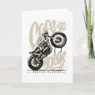 Carte Moto vintage Cafe racer