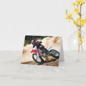Carte Motocross (Fleur jaune)