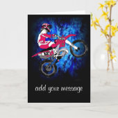 Carte Motocross 306 (Fleur jaune)