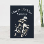 Carte Motocross Grandson Anniversaire Sport Motorcycle C<br><div class="desc">Motocross Sport Compétitif Moto Course Anniversaire Grand-fils</div>