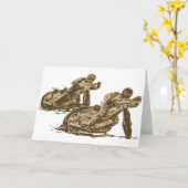 Carte Motocyclistes Speedway (Fleur jaune)