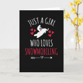 Carte Motoneige | Amoureux De Motoneige Femmes (Fleur jaune)