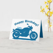 Carte Motorcycle (Fleur jaune)