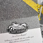 Carte Motorcycle Biker fête d'anniversaire Customisée