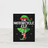 Carte Motorcycle Elf Christmas Girls Women Elf Squad Xma (Devant)