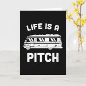 Carte Motorhome Campervan RV Camping Cadeau (Fleur jaune)