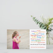 Carte Mots (Debout devant)