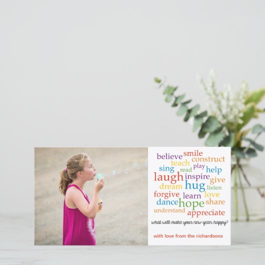 Carte Mots (Debout devant)