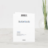 Carte Mots d'appréciation - Merci (Dos)