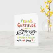 Carte Mots d'appréciation - Merci (Fleur jaune)