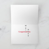 Carte Mots de la Personnaliser de la retraite devant (Intérieur)