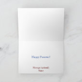 Carte Mots de pâque et étoile de Matzah (Intérieur)