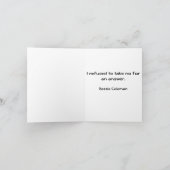 Carte mots de sagesse : Bessie Coleman (Intérieur)