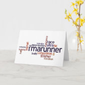 Carte Mots du coureur (Fleur jaune)